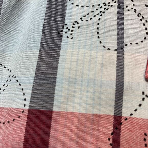 Lot of 2 Stubbies Shirt Mens Short Sleeve Large Red & Blue Plaid 100% Cotton - Picture 11 of 15